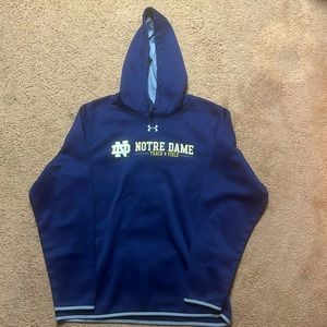 Notre Dame Track & Field Team Apparel Sweatshirt Size Large